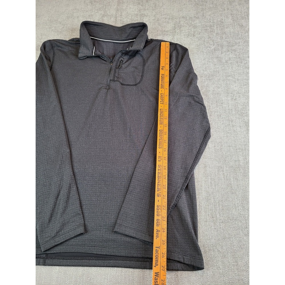 Ten Thousand Pullover Men Black Over Zip Polartec Stretch Performance - Approx S - Picture 5 of 5